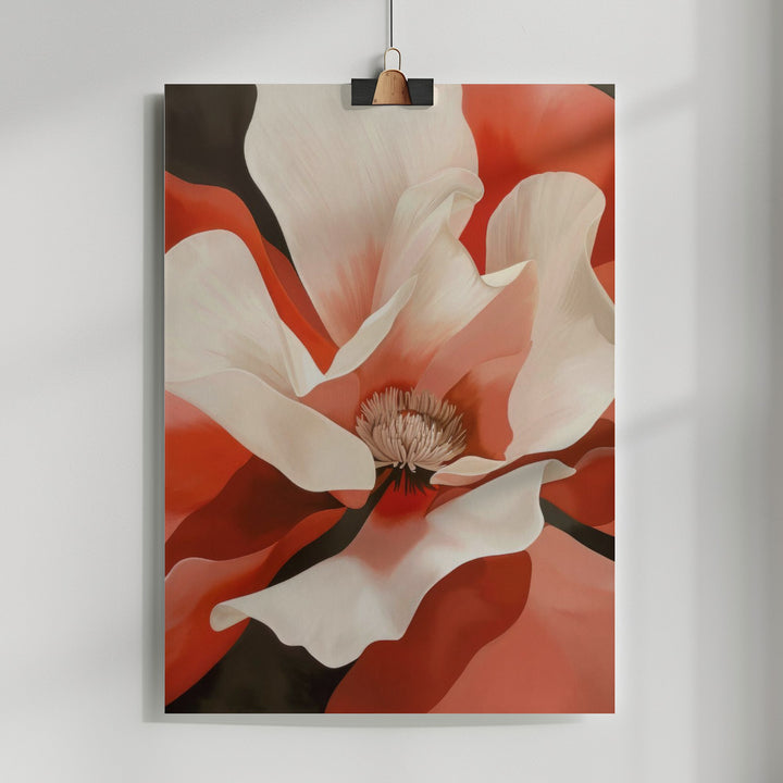 Fine Art Print, Painted Shapes and Plants 19