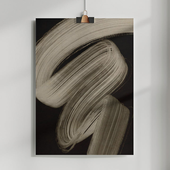 Fine Art Print, Beige strokes no 2