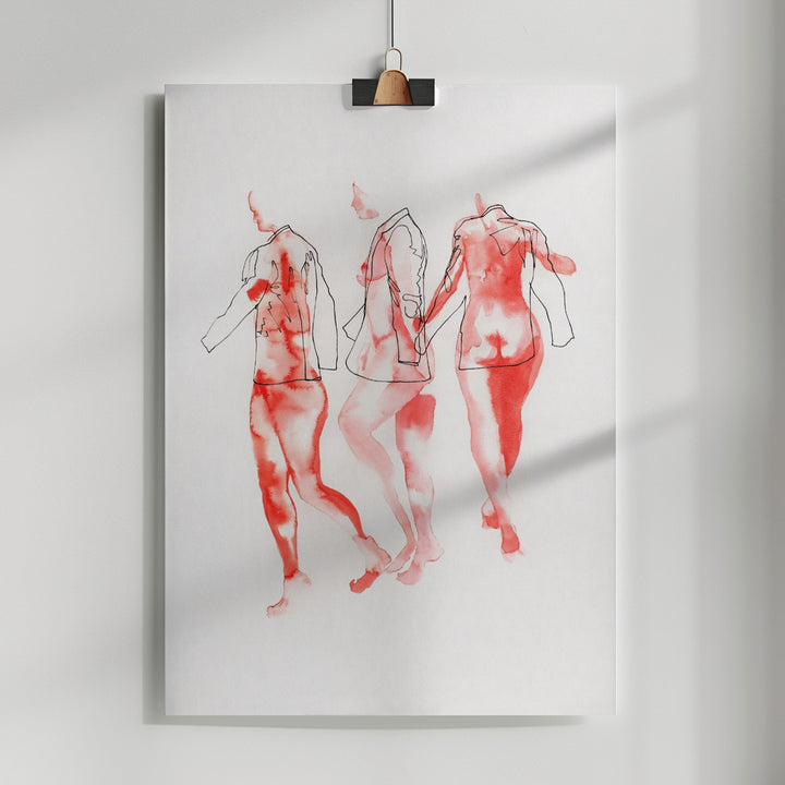 Fine Art Print, Figure Study (try Me On)