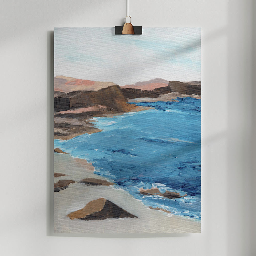 Fine Art Print, Red Mountin Beach