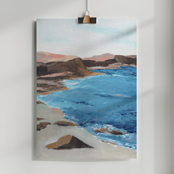 Fine Art Print, Red Mountin Beach