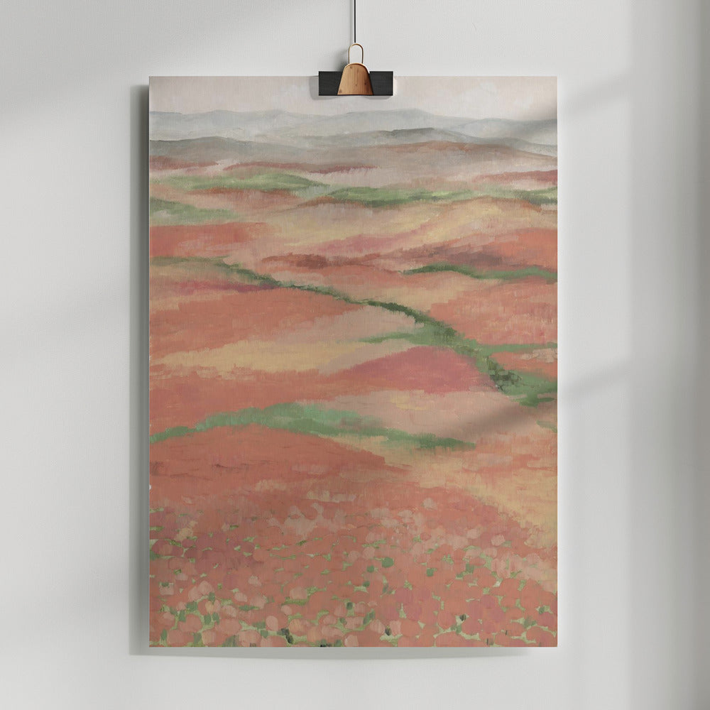 Fine Art Print, Ozias coral landscape