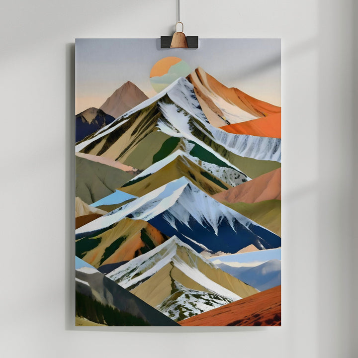 Fine Art Print, The Great Mountain Ranges