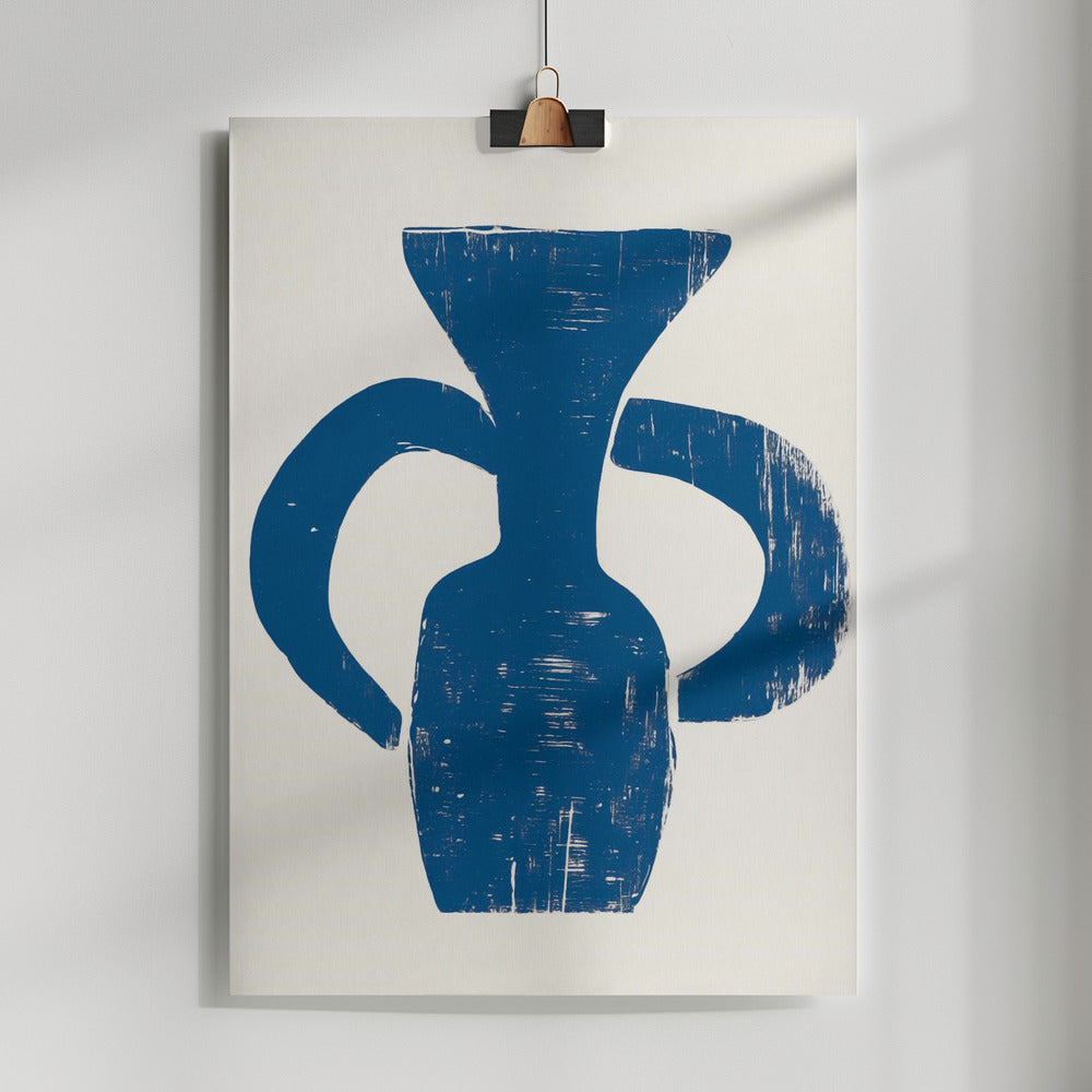 Fine Art Print, Vase Blue