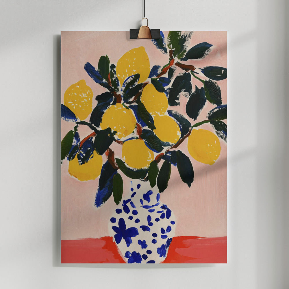 Fine Art Print, Lemonbouquet