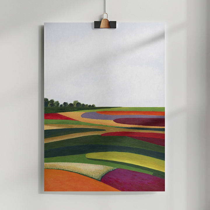 Fine Art Print, Colors in the meadow