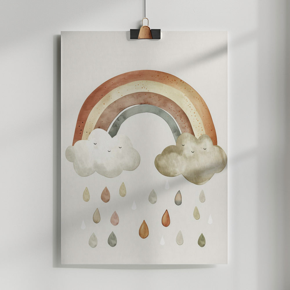 Fine Art Print, Happy rain