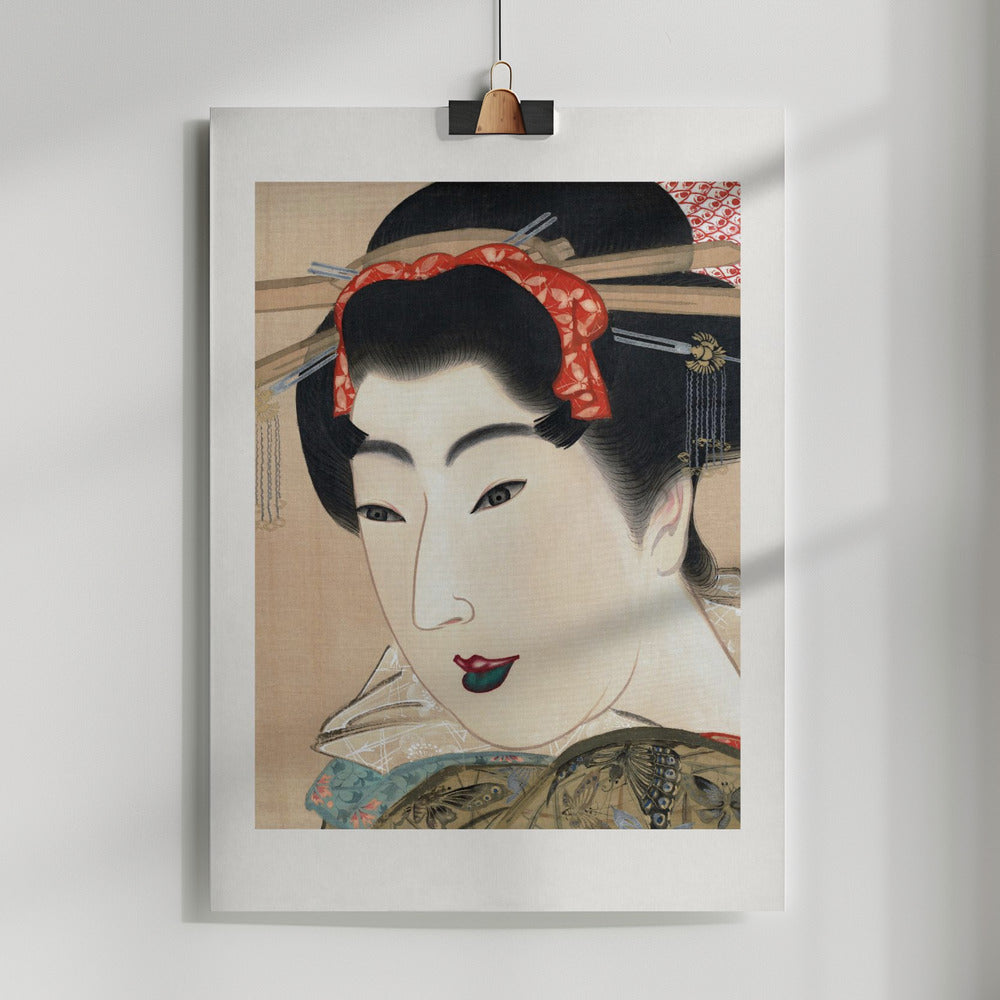 Fine Art Print, Japanese Geisha (1830s)