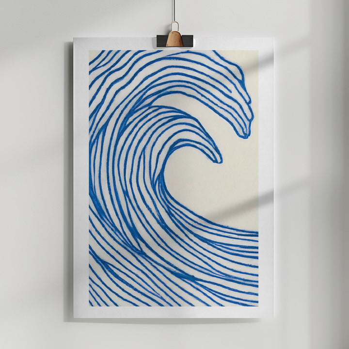 Fine Art Print, Wavy Lines