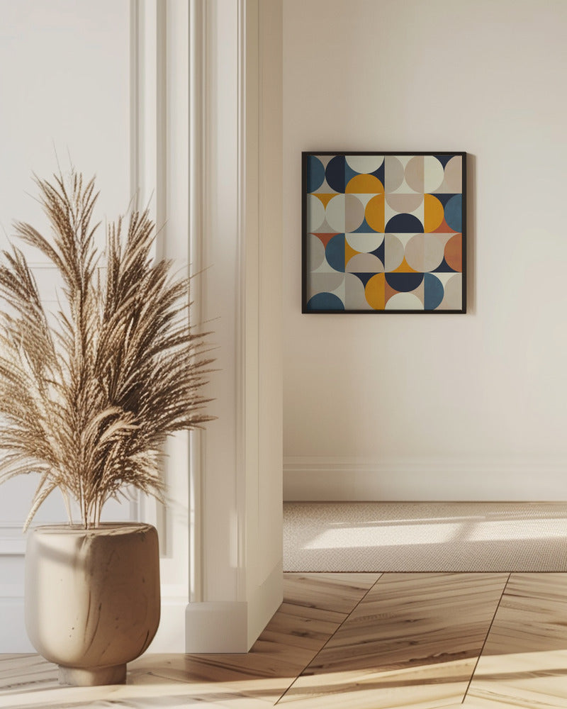 Fine Art Print, Geometry New12 Bleu Claire