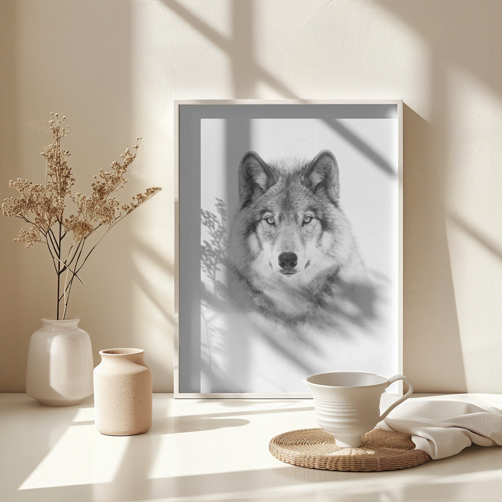 Fine Art Print, Portrait of a Timber Wolf