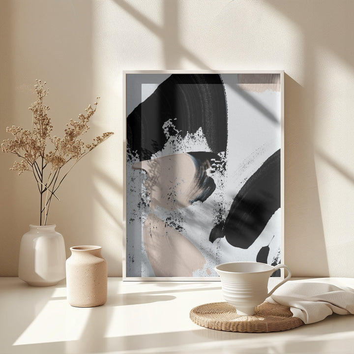 Fine Art Print, Black and Nude No 2