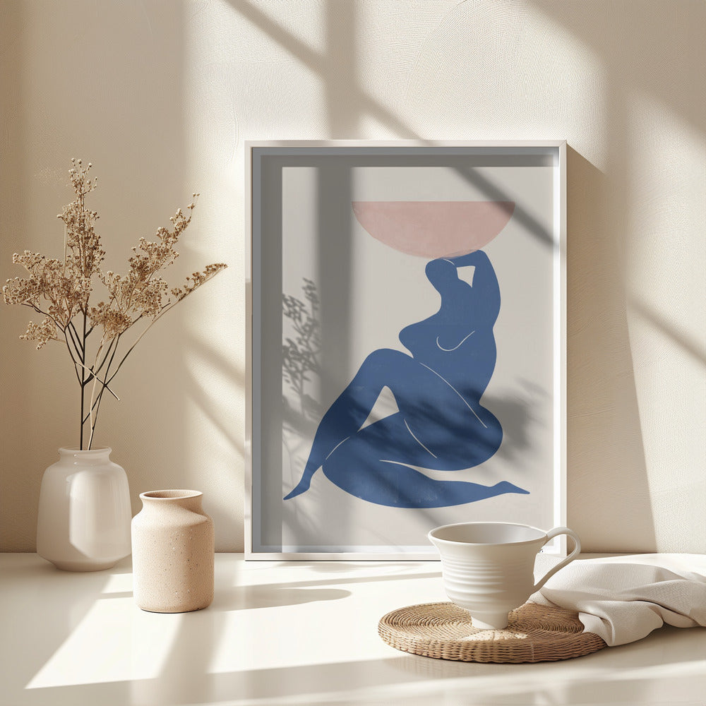 Fine Art Print, Vase and Woman