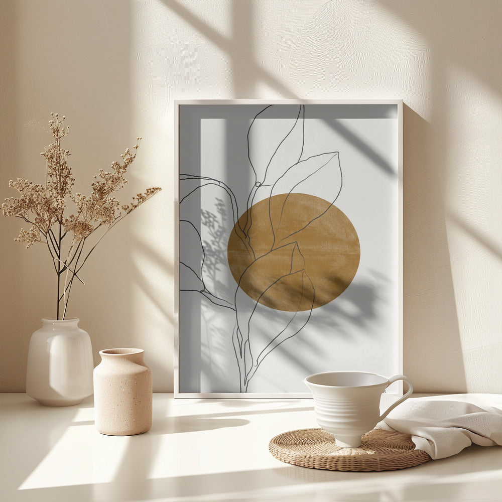 Fine Art Print, Plant and Sun