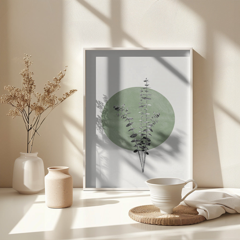 Fine Art Print, Eucalyptus and Green Moon