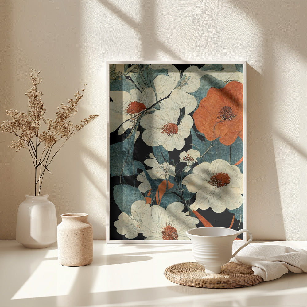 Fine Art Print, Asian Flowers