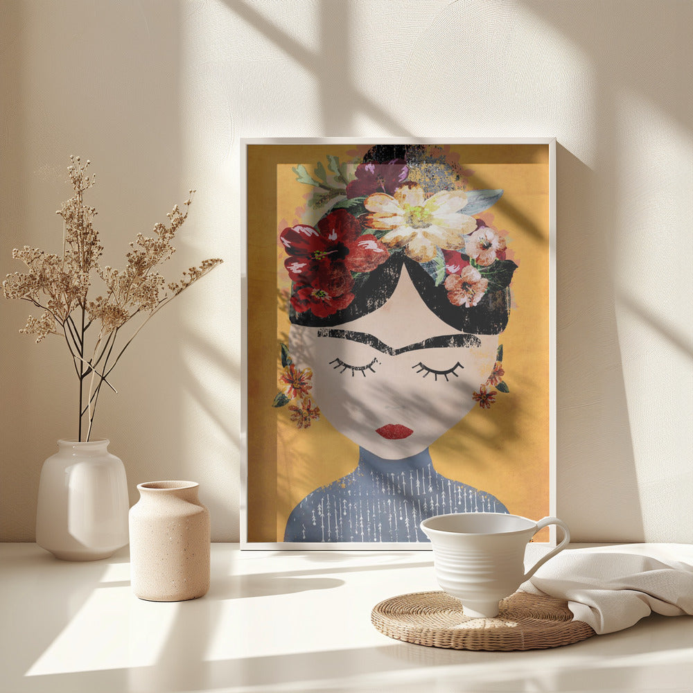 Fine Art Print, Frida (Yellow Version)