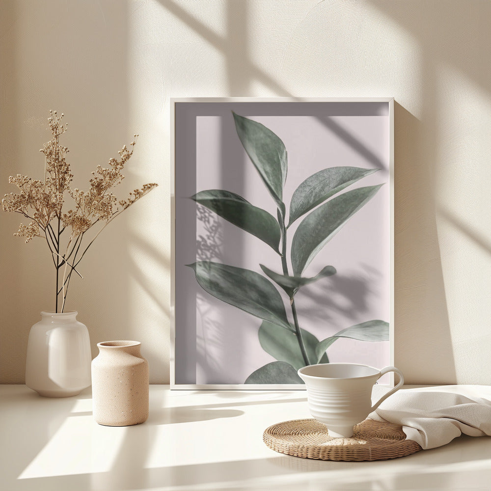 Fine Art Print, Foliage on Pink