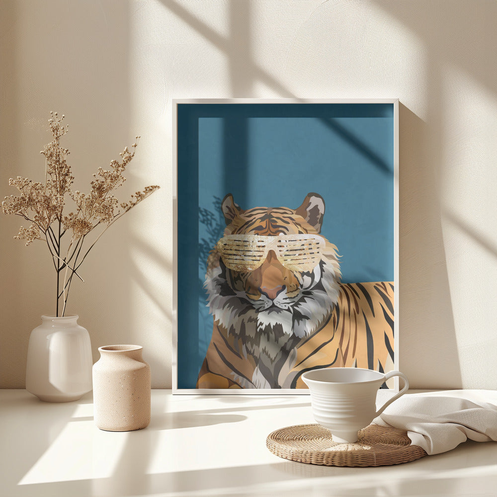 Fine Art Print, Hip Hop Tiger