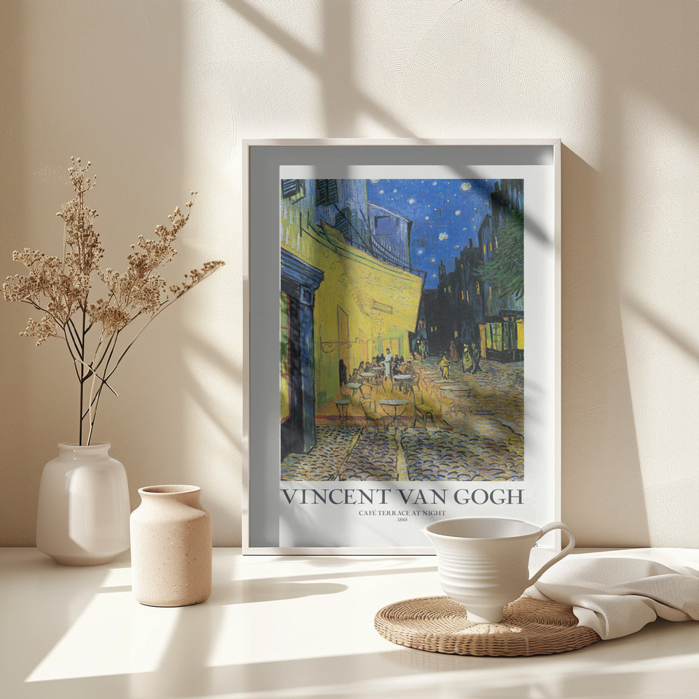 Fine Art Print, Café Terrace At Night