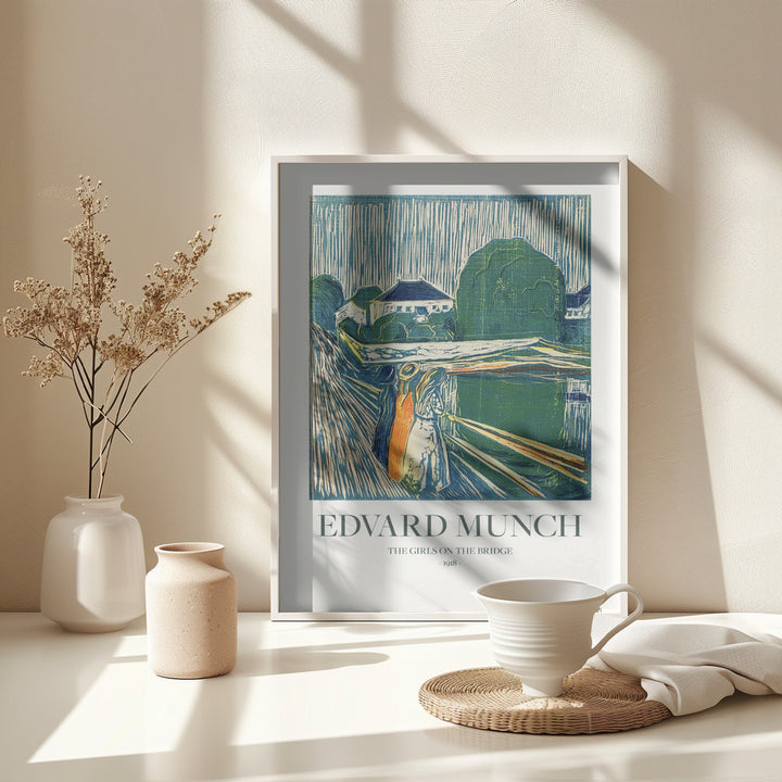 Fine Art Print, The Girls On The Bridge