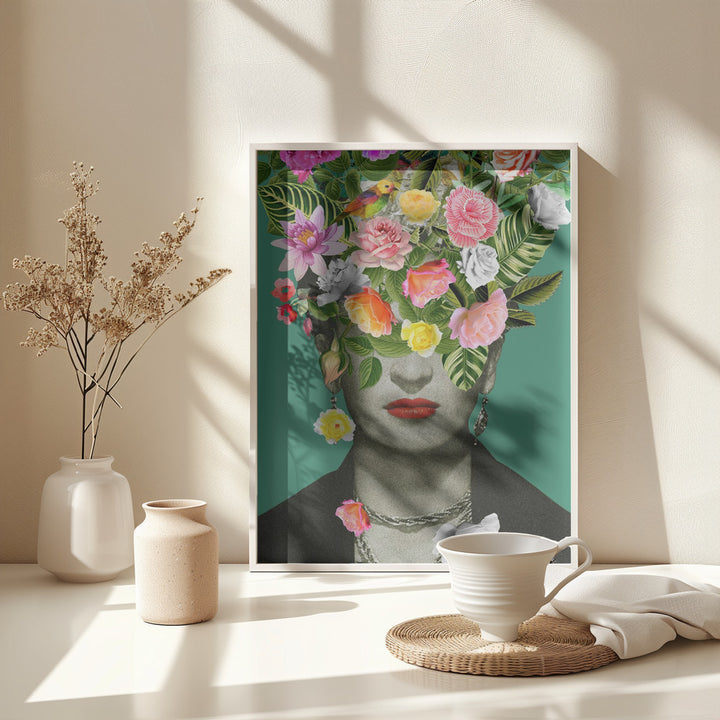 Fine Art Print, Floral Frida