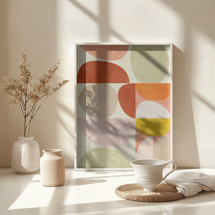 Fine Art Print, Pastel Geometry