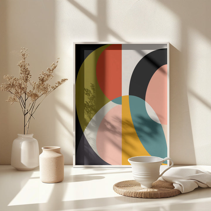 Fine Art Print, Mid Century Pastel 11