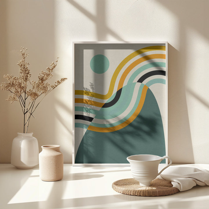 Fine Art Print, Rainbow Plus Shapes2