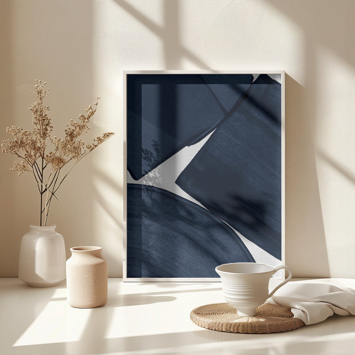 Fine Art Print, Minimalist Painting Blue II