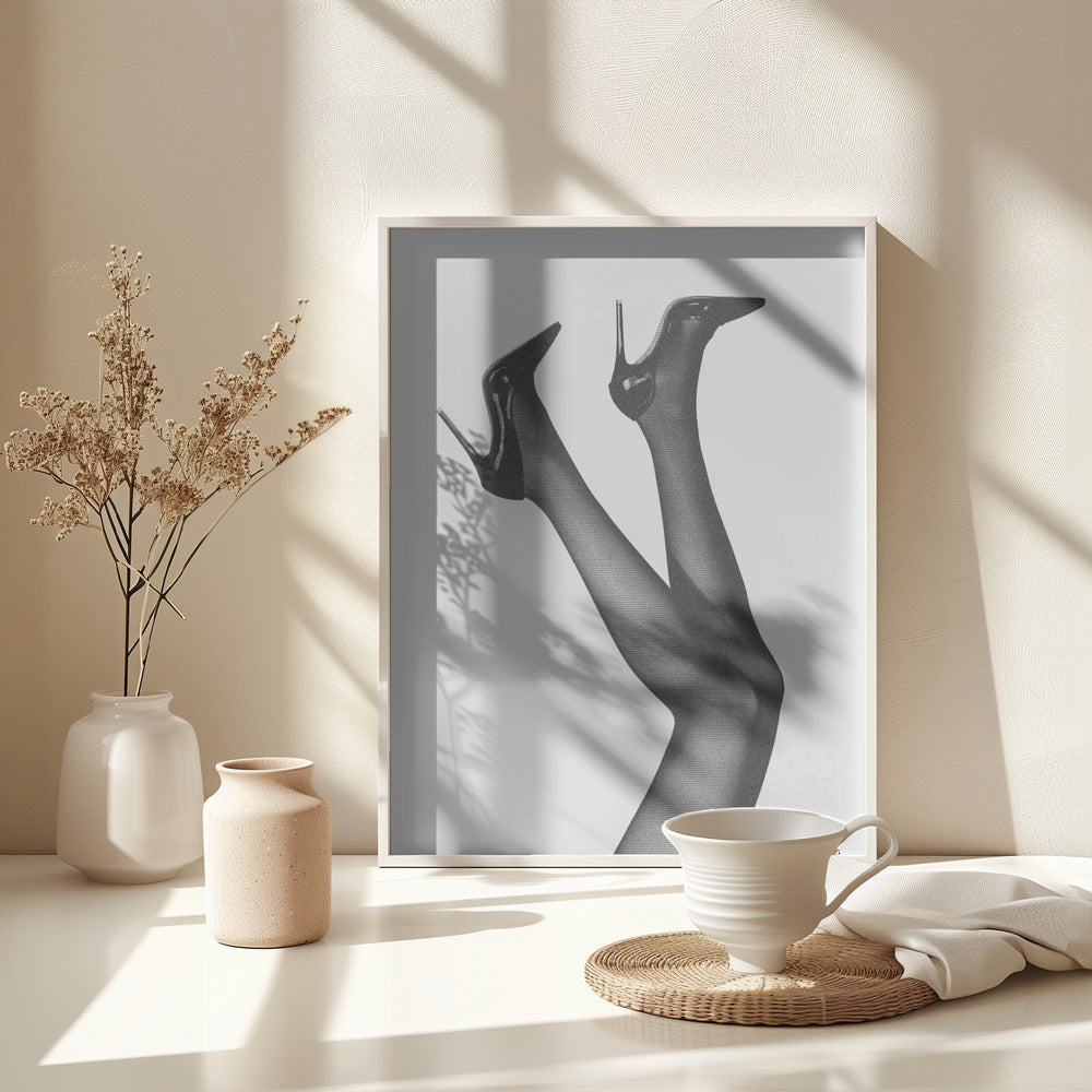 Fine Art Print, Happy Feet B&w