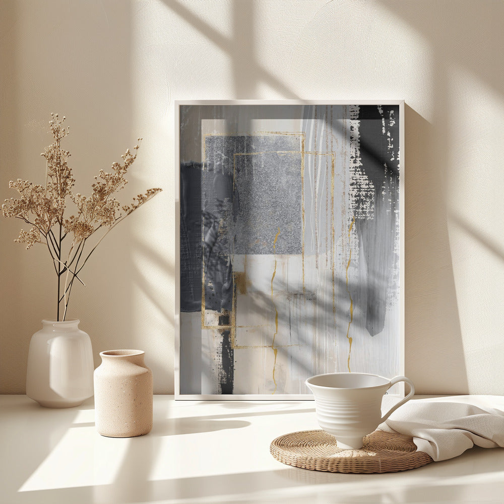 Fine Art Print, Neutral With Grey 3