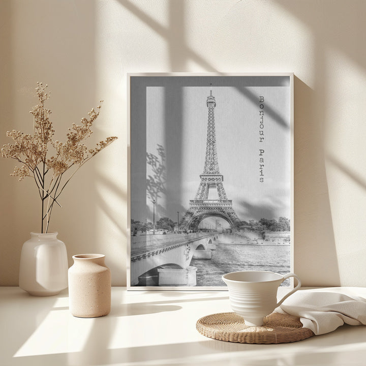 Fine Art Print, Bonjour Paris