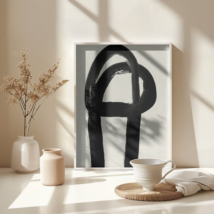 Fine Art Print, Black strokes No2