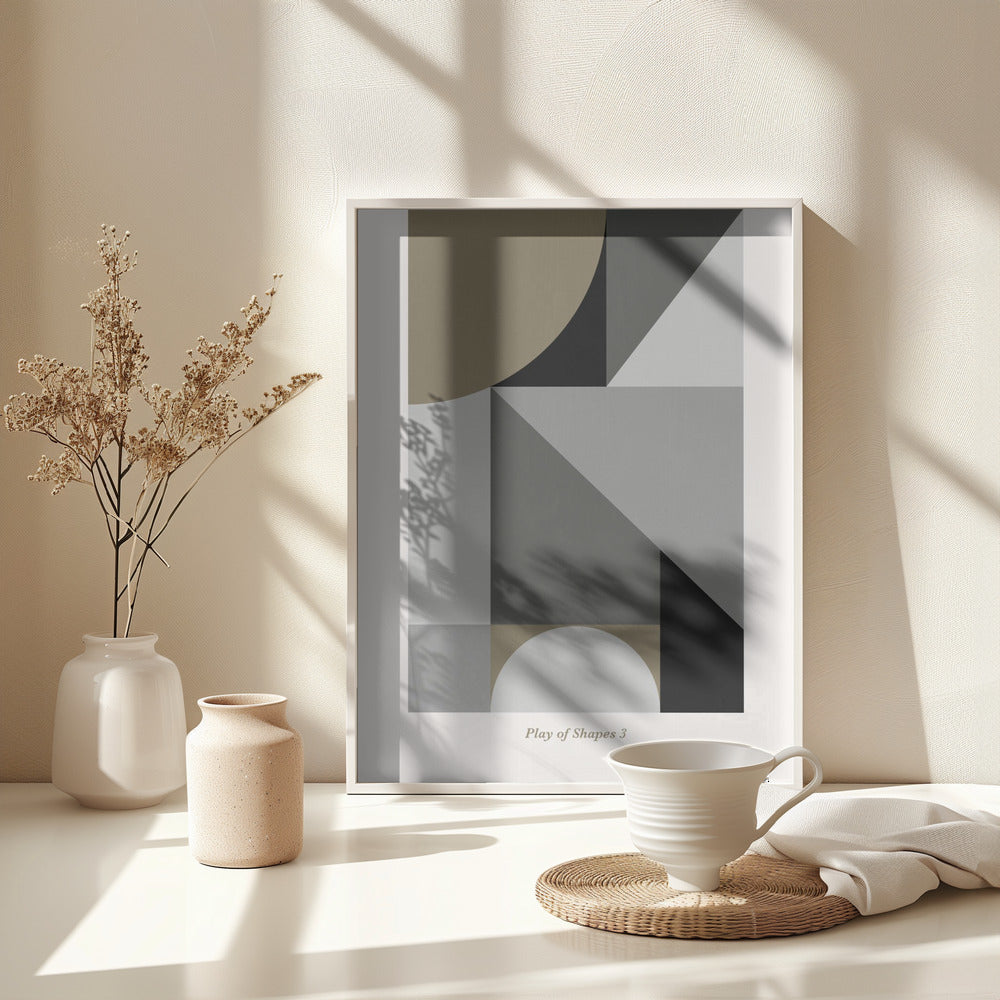 Fine Art Print, Play of Shapes 3