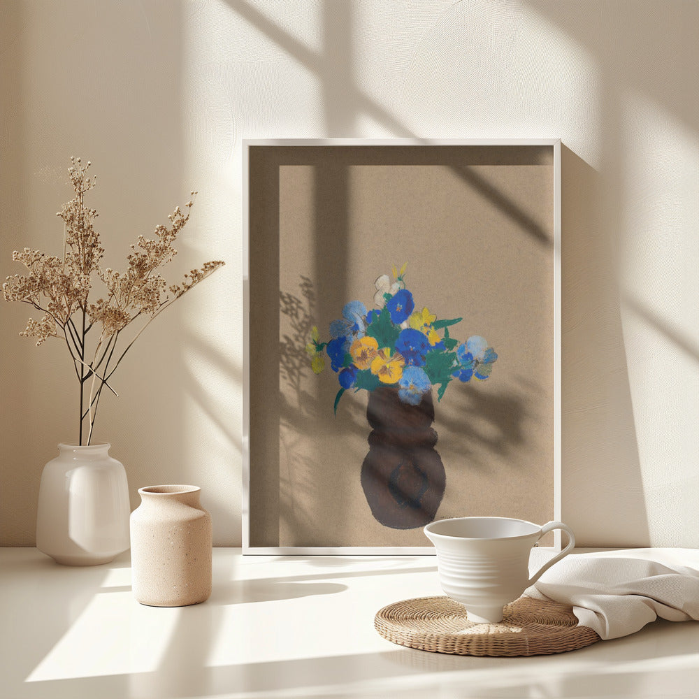 Fine Art Print, Pansies