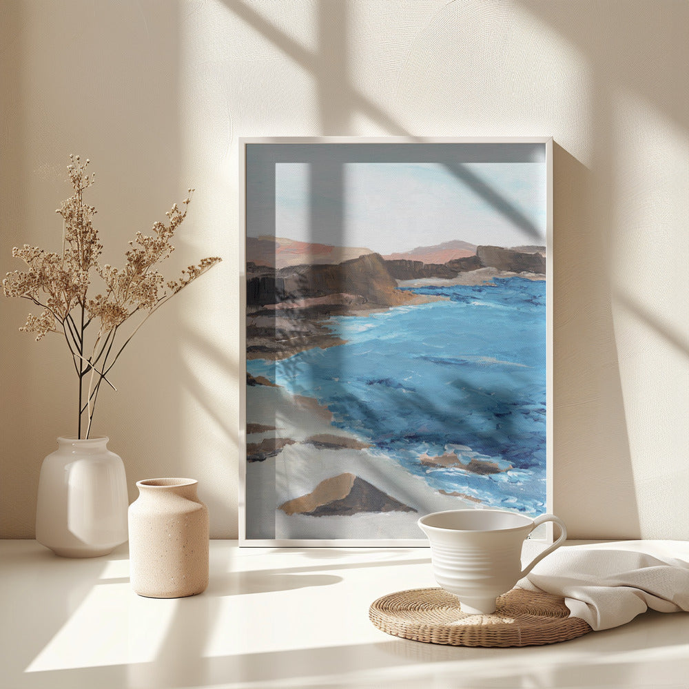 Fine Art Print, Red Mountin Beach