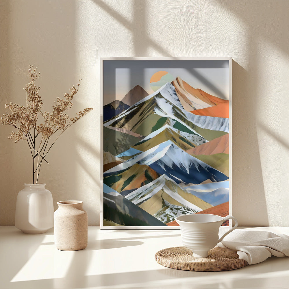 Fine Art Print, The Great Mountain Ranges