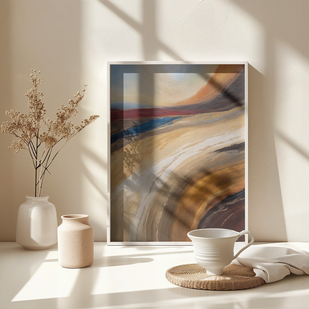 Fine Art Print, Sunset Over Rolling Sands