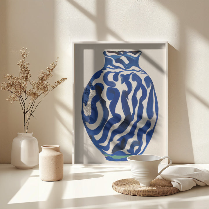 Fine Art Print, Vase Blue 03