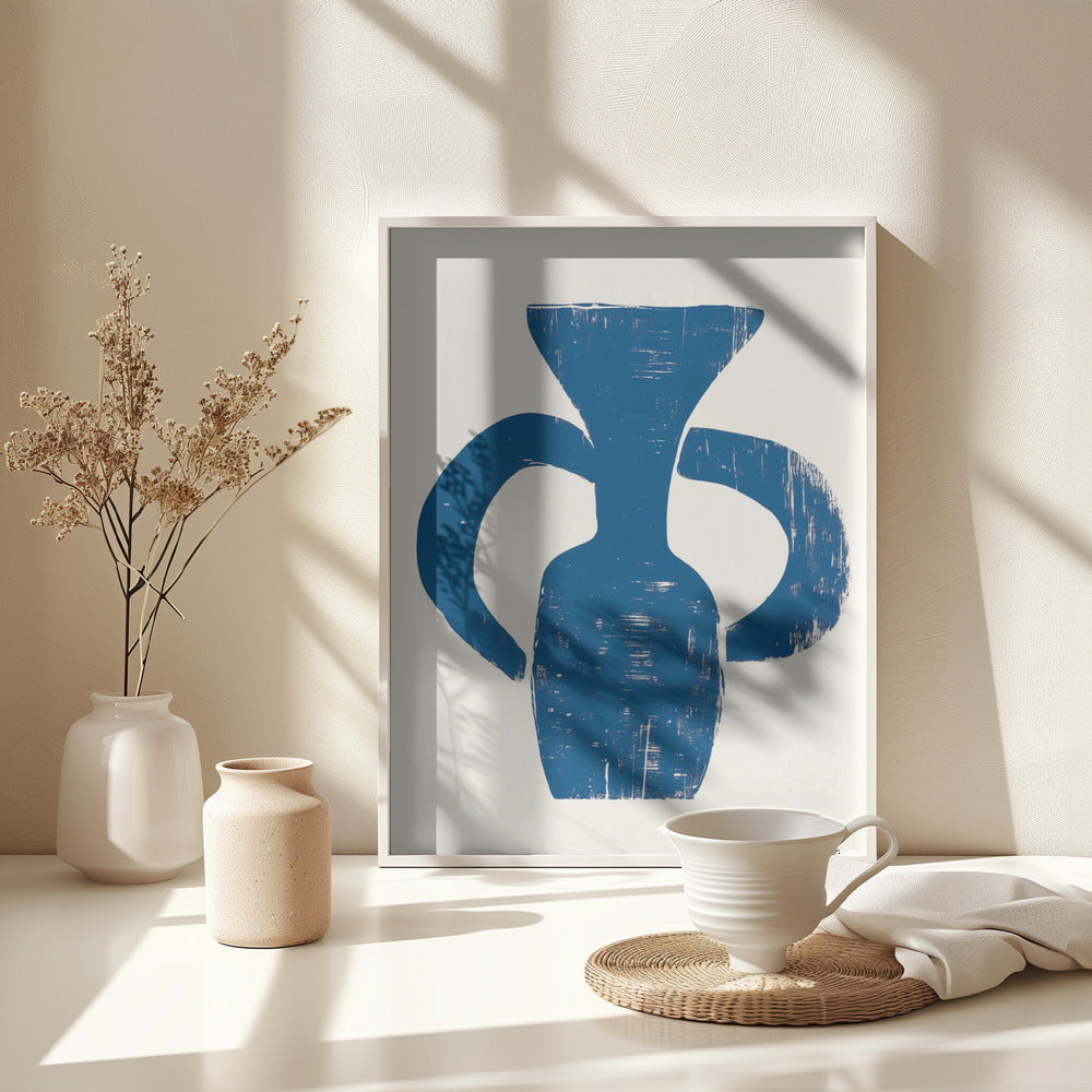 Fine Art Print, Vase Blue