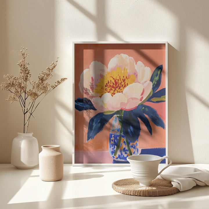 Fine Art Print, Blooming Peony