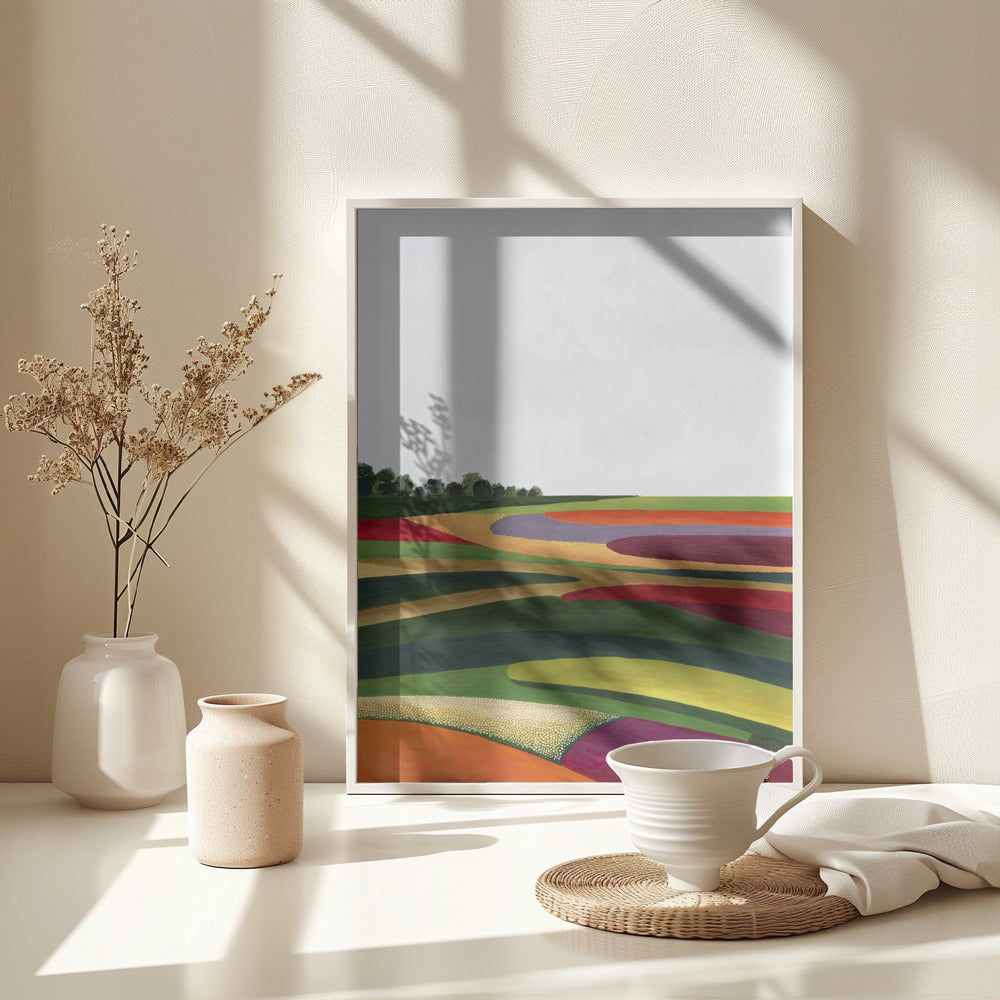 Fine Art Print, Colors in the meadow