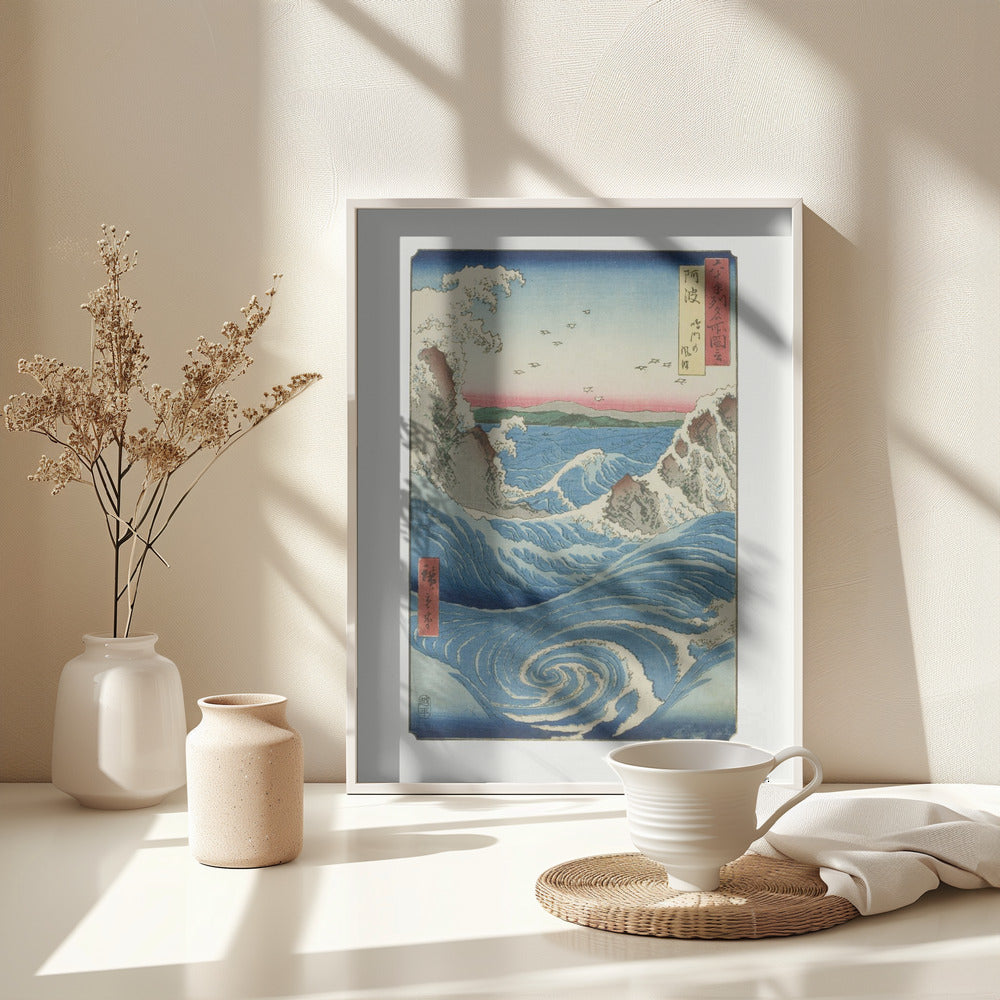 Fine Art Print, Awa Province Naruto Whirlpools