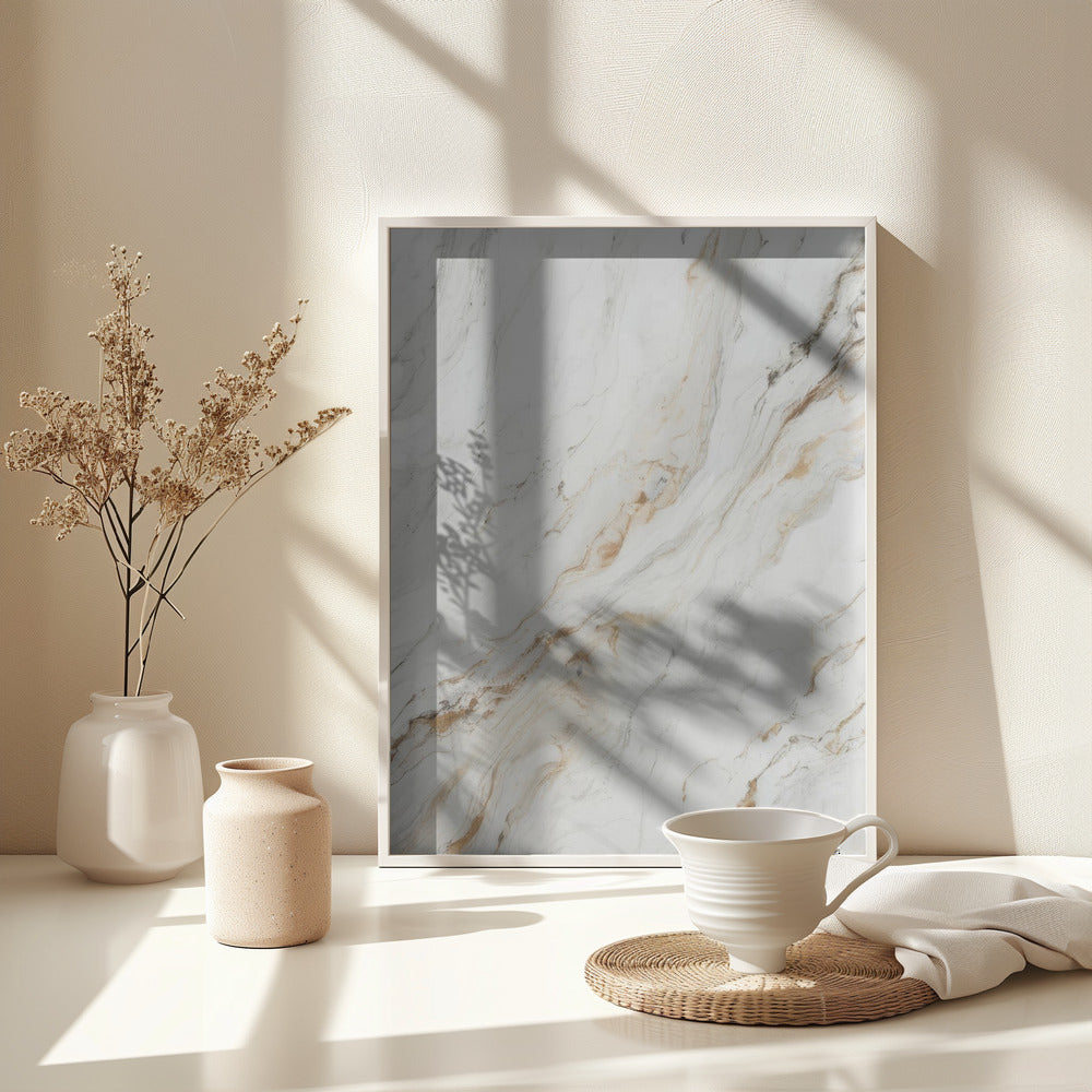 Fine Art Print, Pearl Cloud Marble