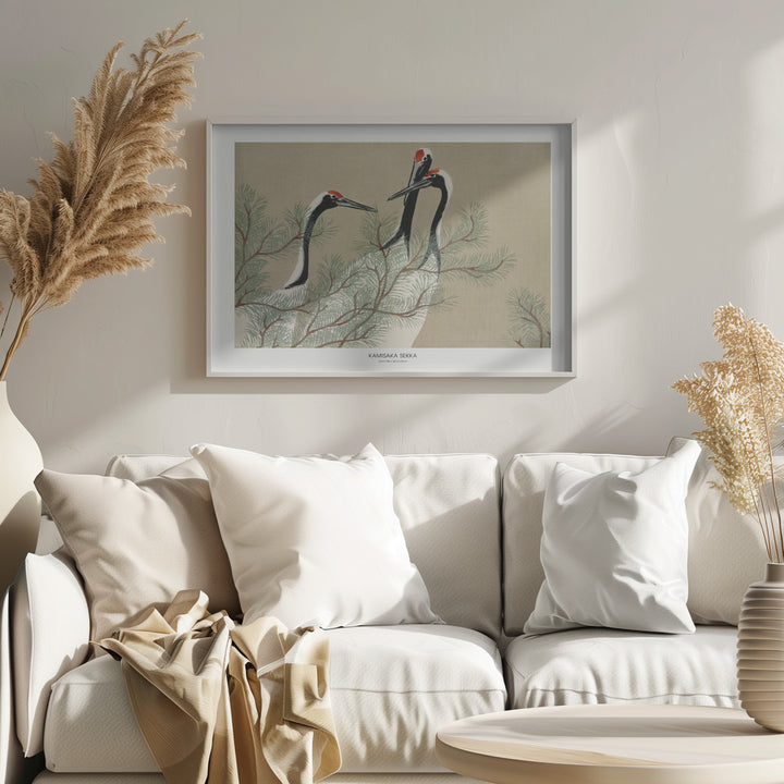 Fine Art Print, Cranes From Momoyogusa