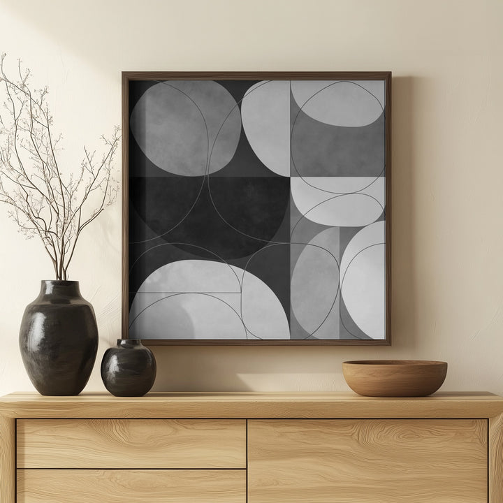 Fine Art Print, Shapesbw3 Kopie