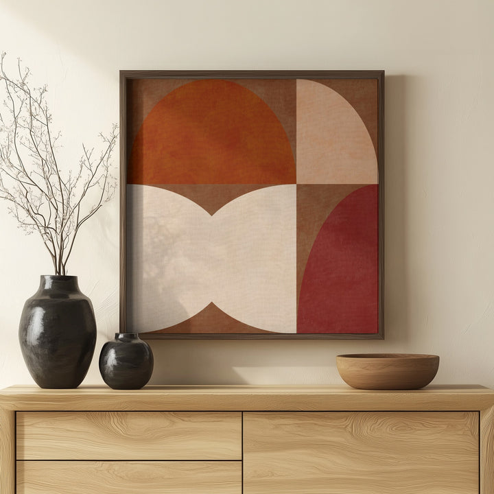 Fine Art Print, Autumn Mid Century  Earthy 14