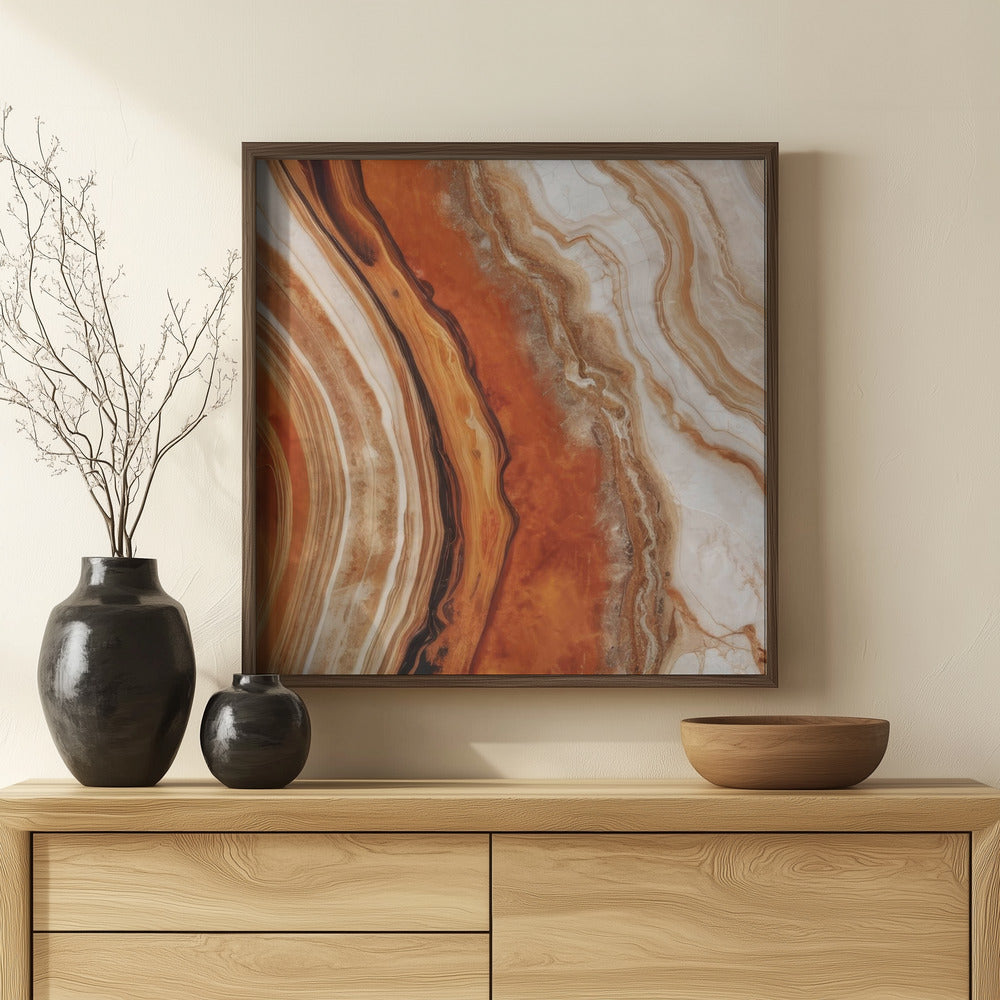 Fine Art Print, Red Chalcedony