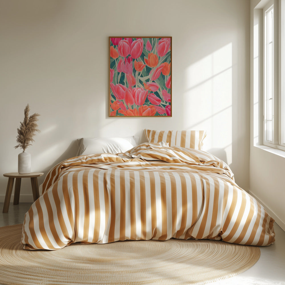 Fine Art Print, Pink Tulips